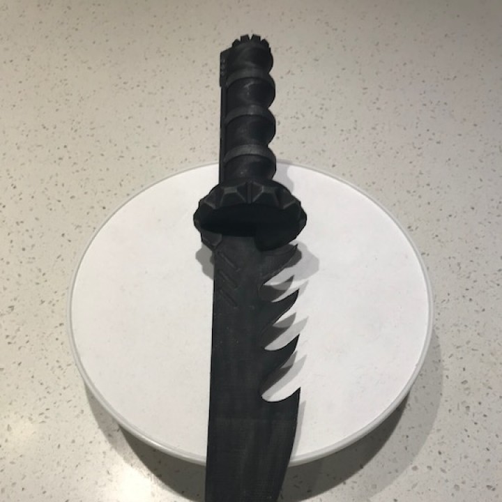 3D Print of Gears Of War Knife by Smeg