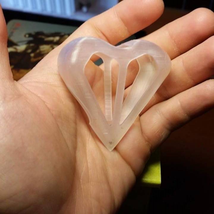 3D Printable Heart charm by N3D proto