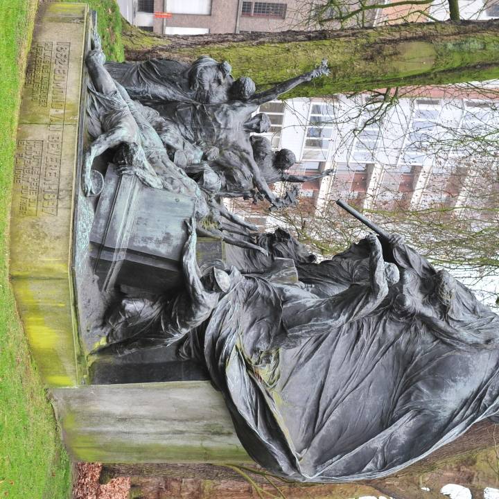 Edmond Van Beveren monument in Ghent, Belgium image