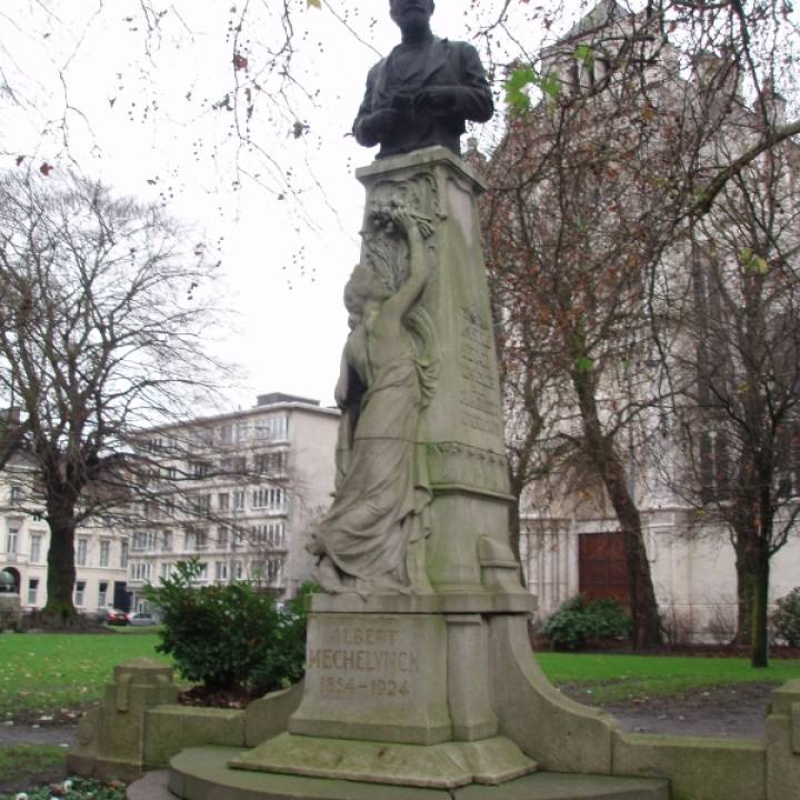 Albert Mechelynck in St. Anne's Square, Ghent image