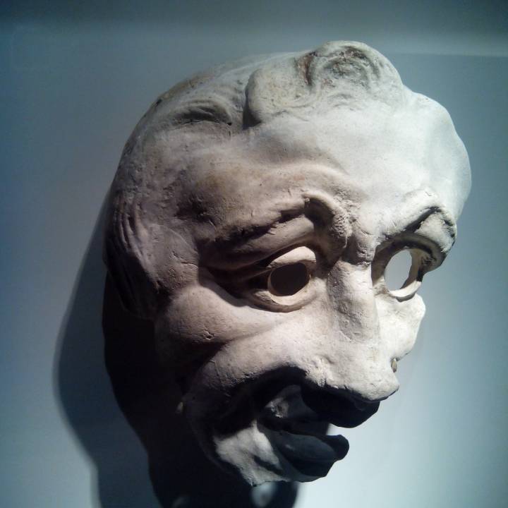 Roman Mask of a Faun at The Grand Curtius Liege, Belgium image