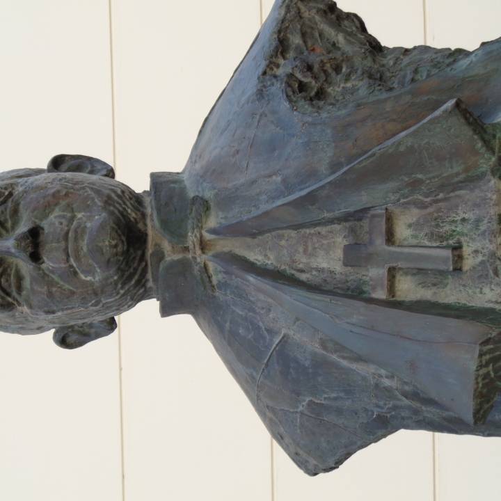 Iuliu Hossu bust in Alba Iulia, Romania image