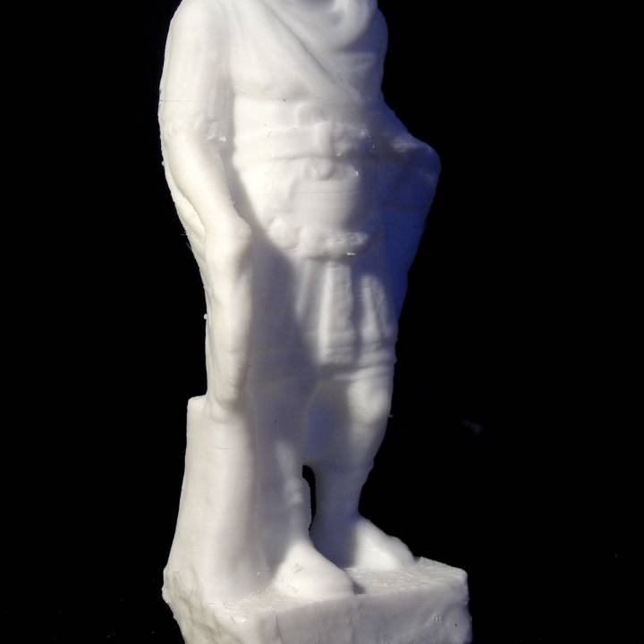 Statue of a Roman Officer at The Lapidarium, Alba Iulia image
