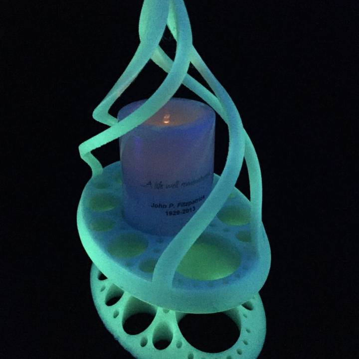 LED Candle Holder (Modular & Mirrored image