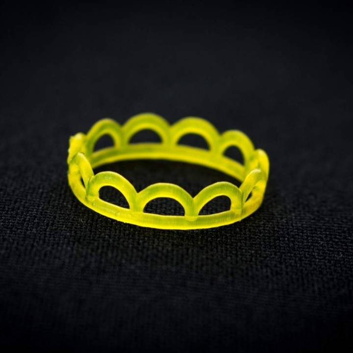 Lace Ring - Square Band image