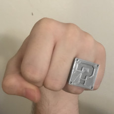 Picture of print of Question Block Ring