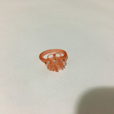 Picture of print of Oval Halo Ring