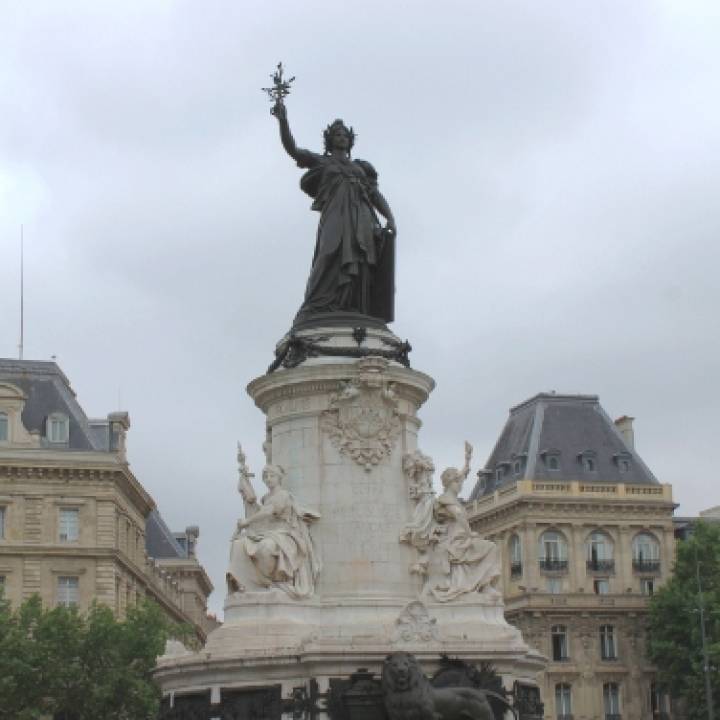 Place de la republique, Paris image