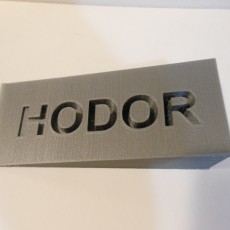 Picture of print of HODOR DOOR STOP - GAME OF THRONES