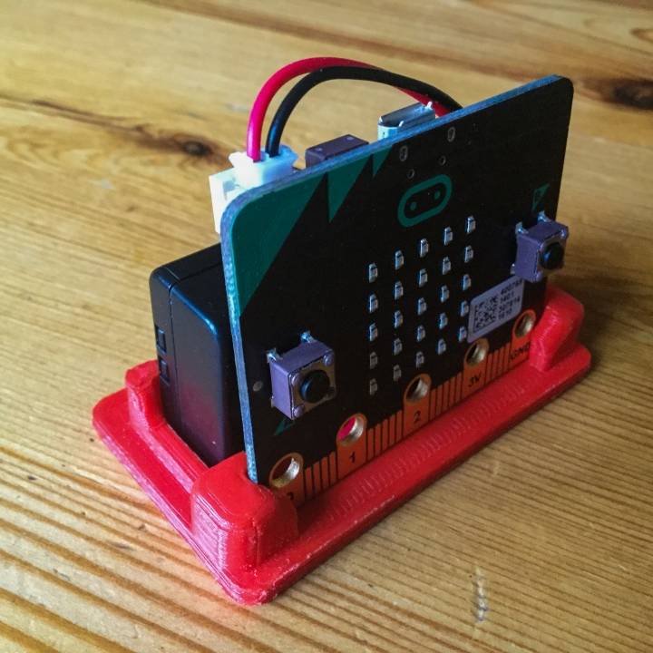 3D Printable Simple Stand for BBC micro:bit by Dave White