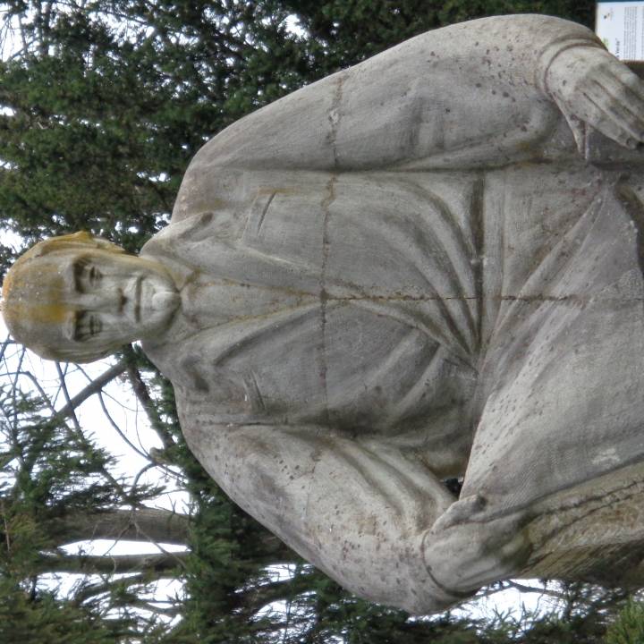 Alexandru Borza bust in the Botanical Gardens, Cluj image