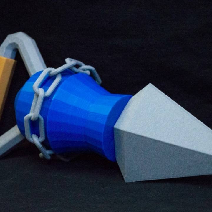 3D Printable Zelda Ocarina of Time Hookshot by 3D Central