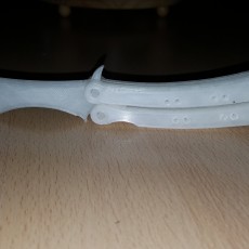 Picture of print of 100% Printable CS:GO Butterfly Knife