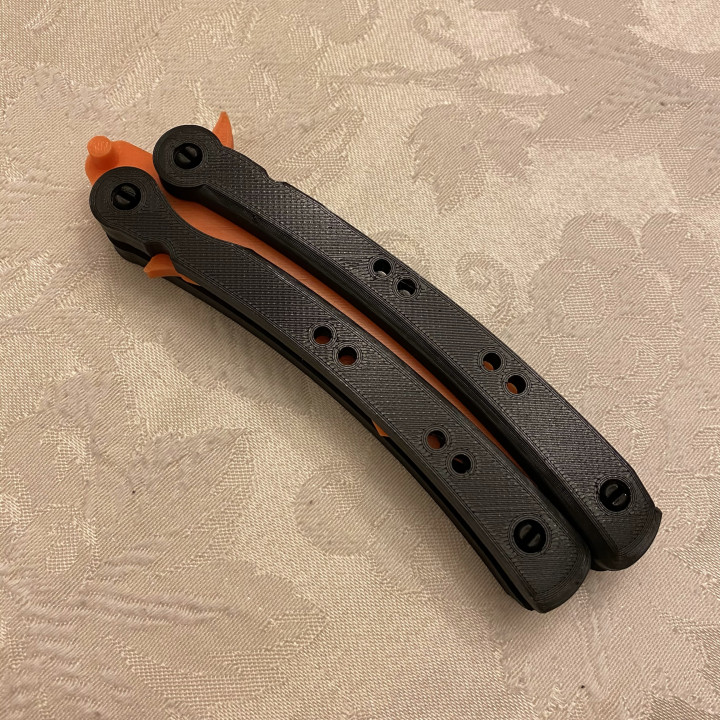 3D Print of 100 Printable CSGO Butterfly Knife by Ogzelle