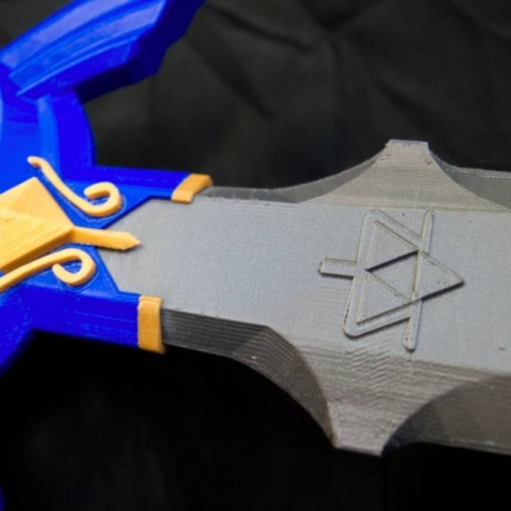 Legend of Zelda: Link's Master Sword! Three Color Print! image