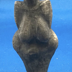 Picture of print of Venus of Dolní Věstonice at The Vienna Natural History Museum,  Austria