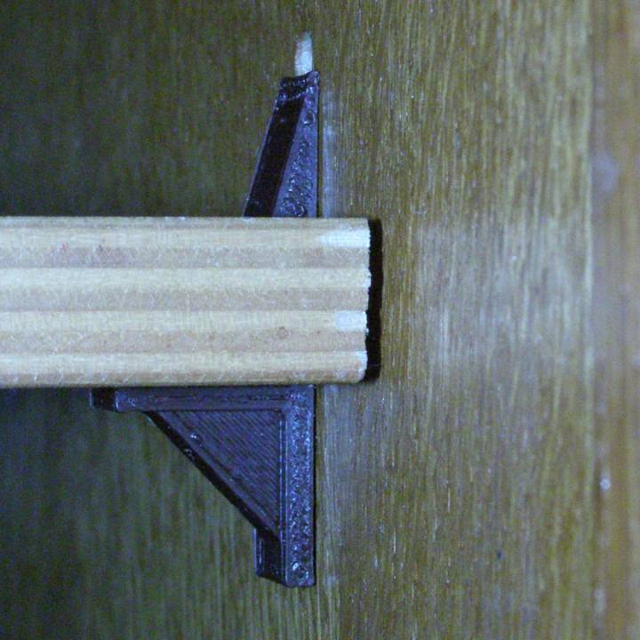 Shelf clip for 0.75" and  0.65" shelves image