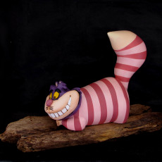 Picture of print of Cheshire Cat 2-piece