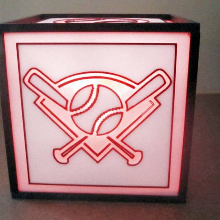 Baseball Light-Cube image
