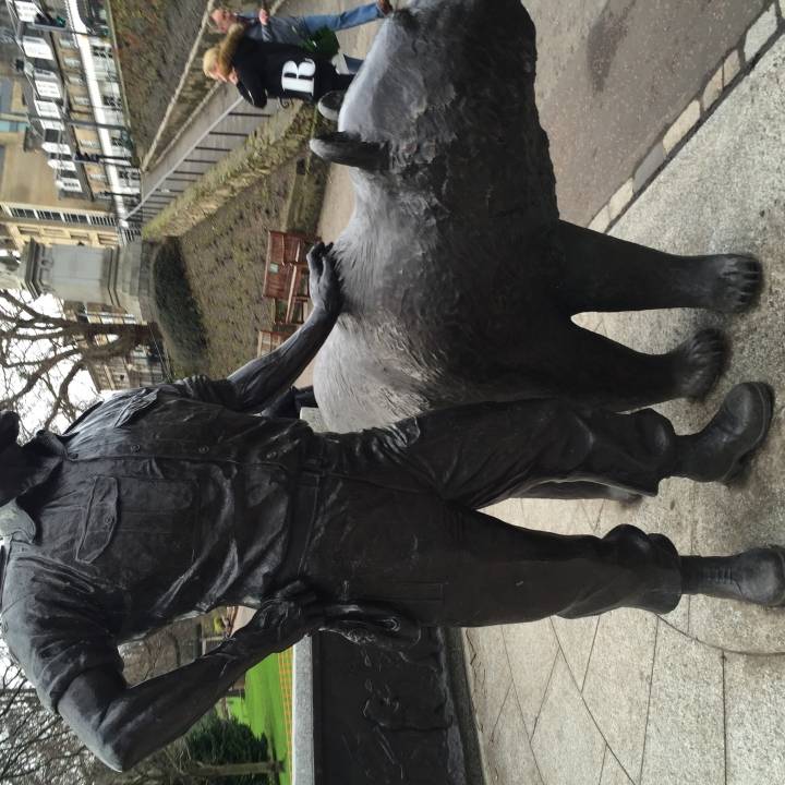 Solider Bear 'Wojtek' on Princes Street, Edinburgh image