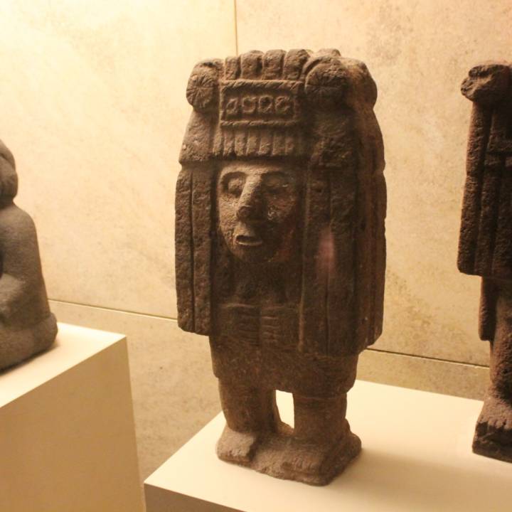 Standing figure of Chicomecoatl at The British Museum, London image
