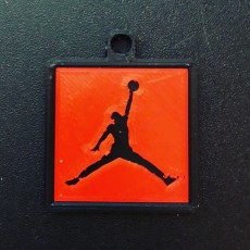 Picture of print of Jumpman Silhouette Keychain