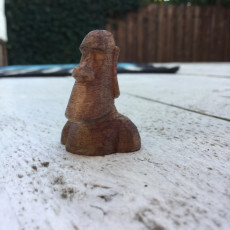 Picture of print of Low Poly Moai