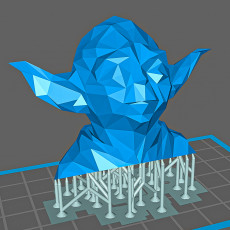 Picture of print of Low Poly Yoda
