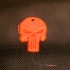 Punisher Keychain Ornament print image