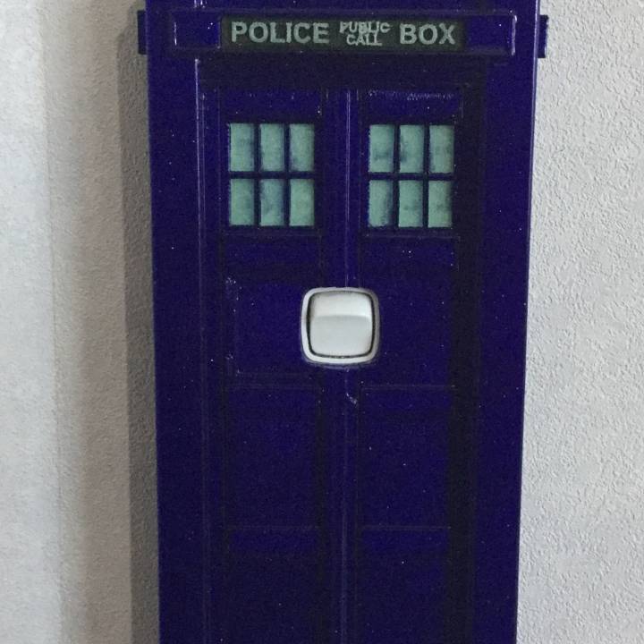 TARDIS light switch cover image