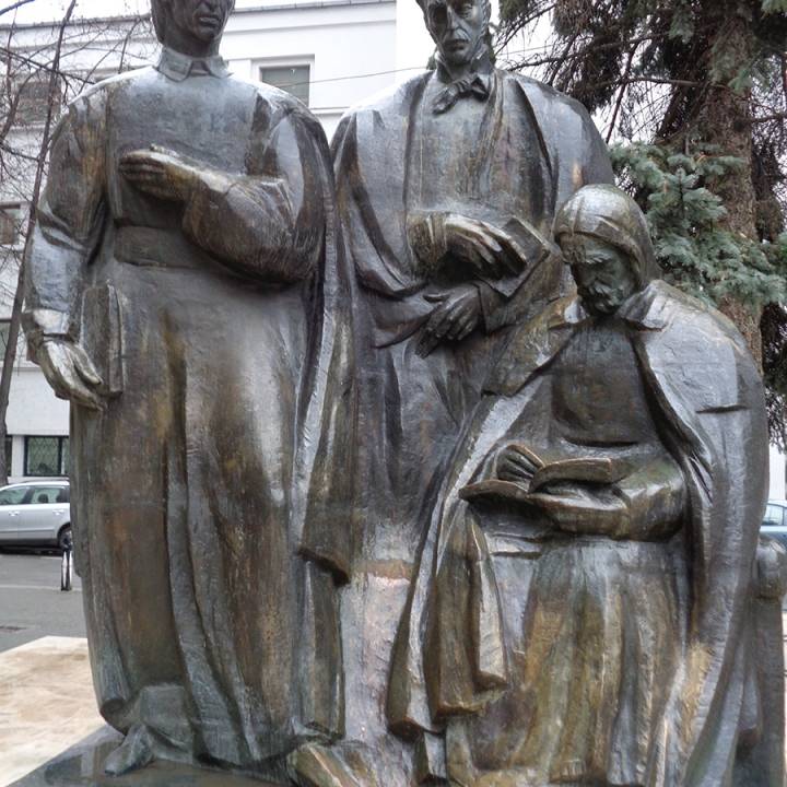 Samuil Micu, Gheorghe Sincai and Petru Maior in Cluj, Romania image