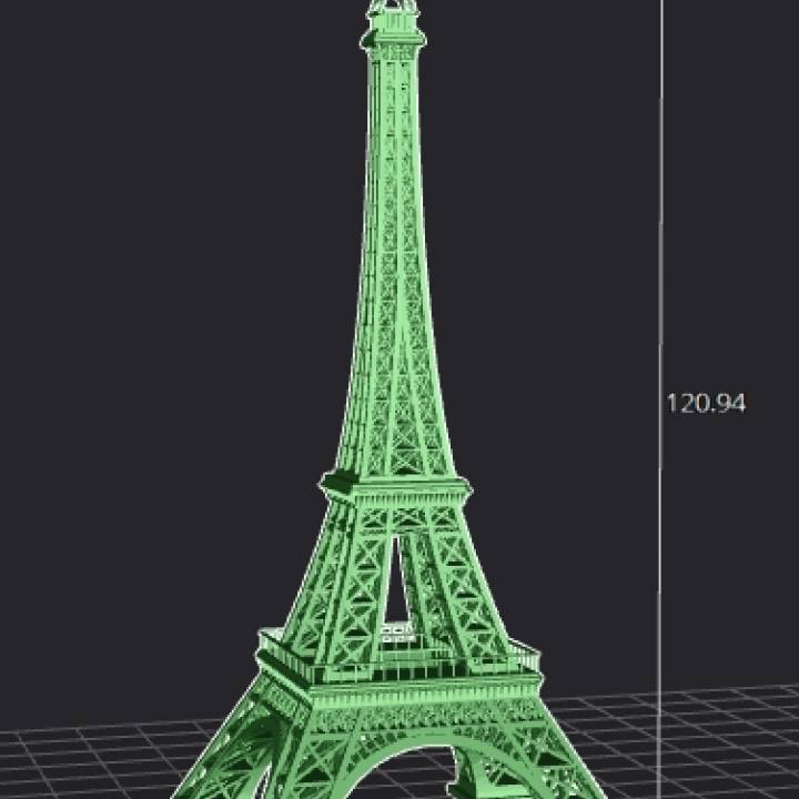 Eiffel Tower 3D design image