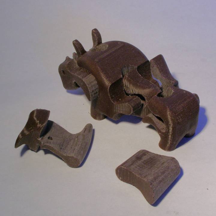 Puzzle Rhinocéros image