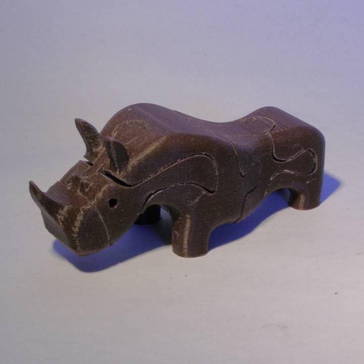 Puzzle Rhinocéros image