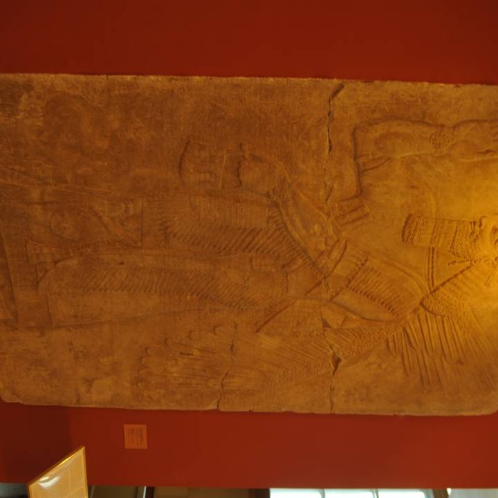 Relief from the Palace of Ashurnasirpal II at The State Hermitage Museum, St Petersburg image