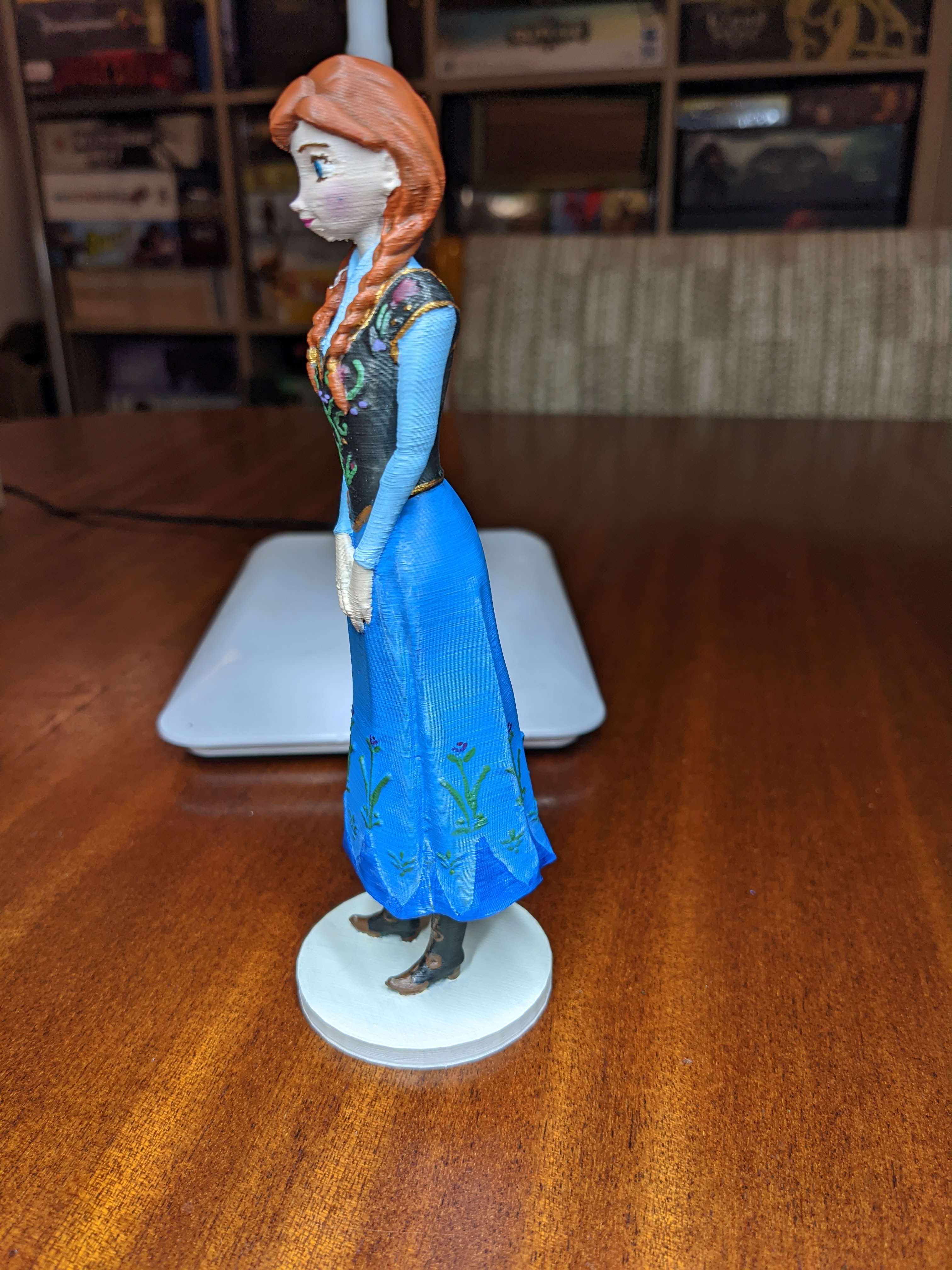 3D Printable Anna from 2013 Frozen by Tanya Wiesner