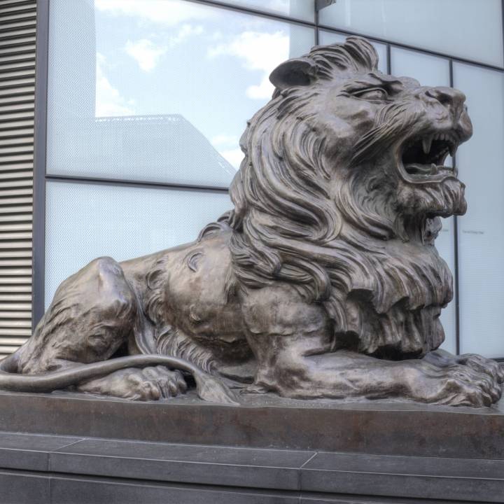 Lion (Left) at HSBC, Canary Wharf, London image