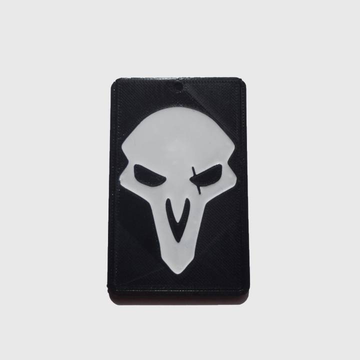 OVERWATCH - REAPER - ID card holder Credit Card Bus card case keyring image
