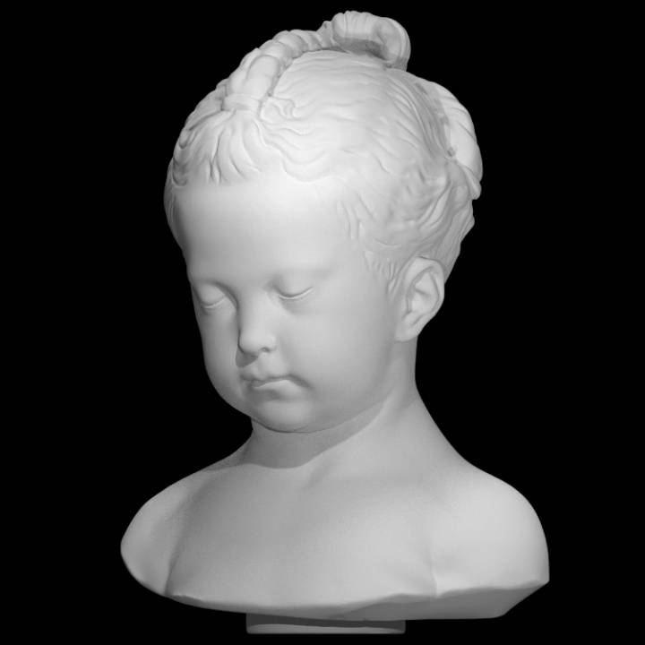 3D Printable A Young Girl; La Boudeuse by Victoria and Albert Museum ...