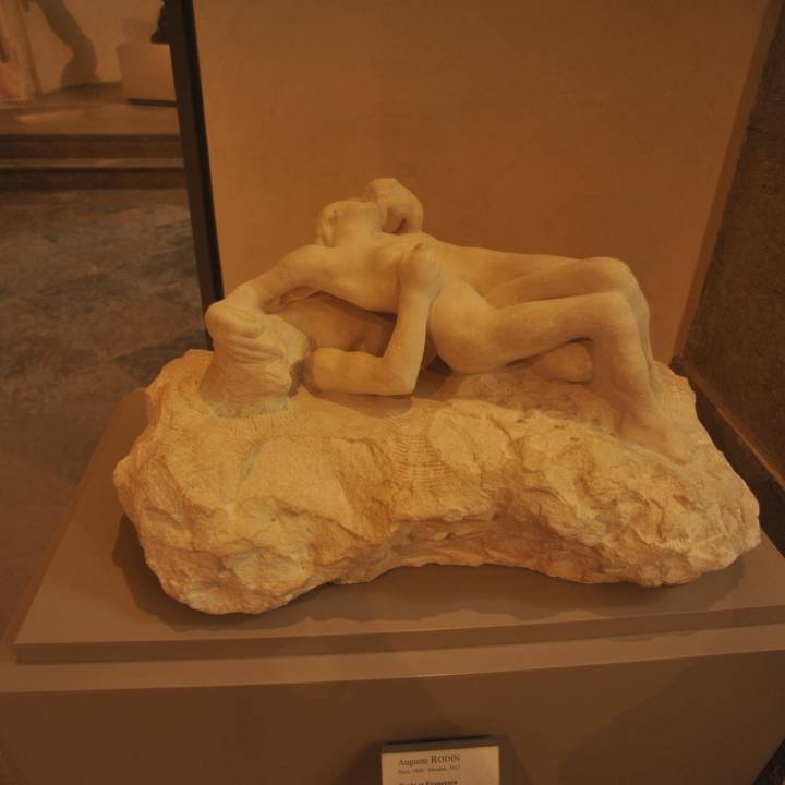 Paolo and Francesca (scene from Dante's Inferno) at The Musée des Beaux-Arts, Lyon image