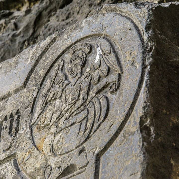 Detail of a Gravestone in St Bavo Abbey image
