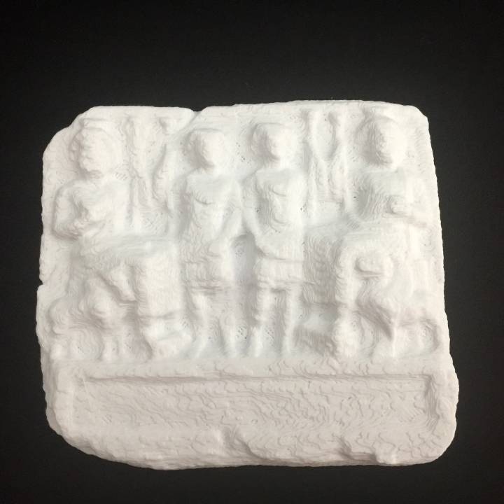 Bas-relief of Gods Bel, Ba'alsamin, Yarhibol and 'Aglibol image