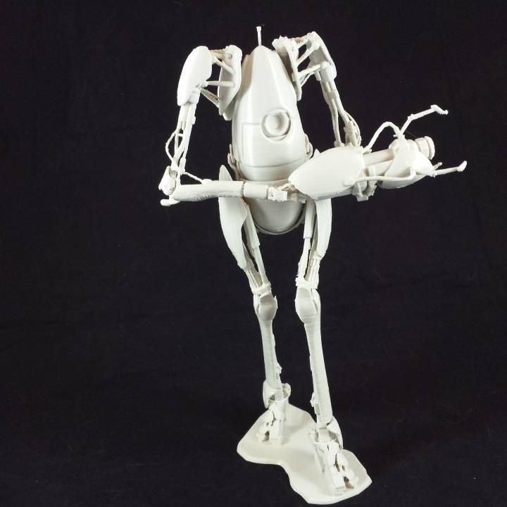 3D Printable Portal 2 P-body by Tanya Wiesner