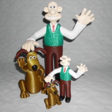Picture of print of Wallace and Gromit