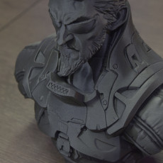 Picture of print of Deus Ex Mankind Divided Jensen Bust