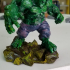 Low Poly Hulk print image