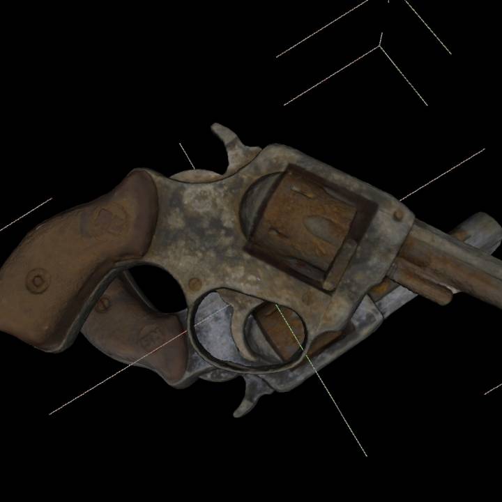 #DesignbyCapture Revolver 3Dscan for Custom Safety Holster and VIrtual Reality image