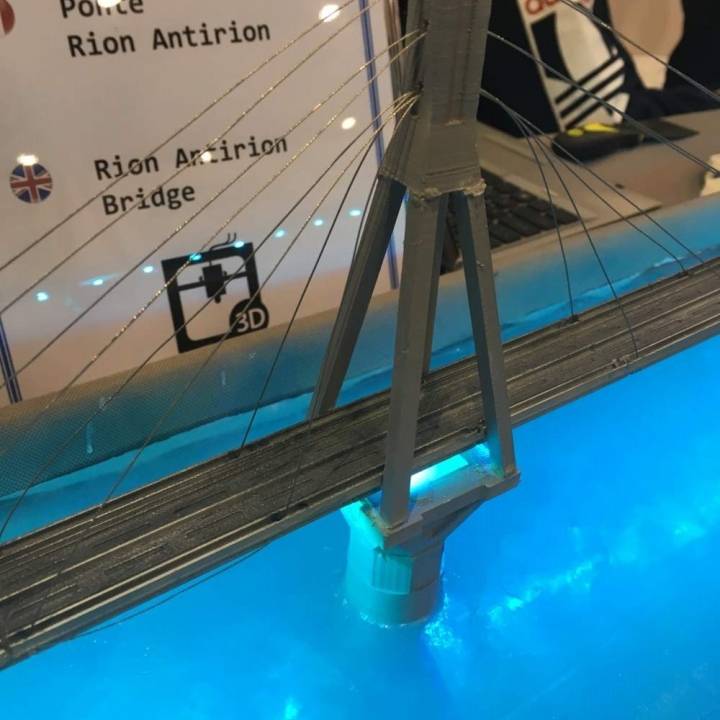 The Rion Antirion Bridge Replica (1:1000), MFR image