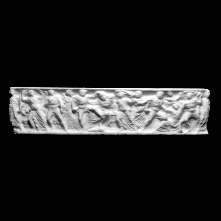 3D Printable Orestes Killing Aegisthus and Clytemnestra by Scan The World