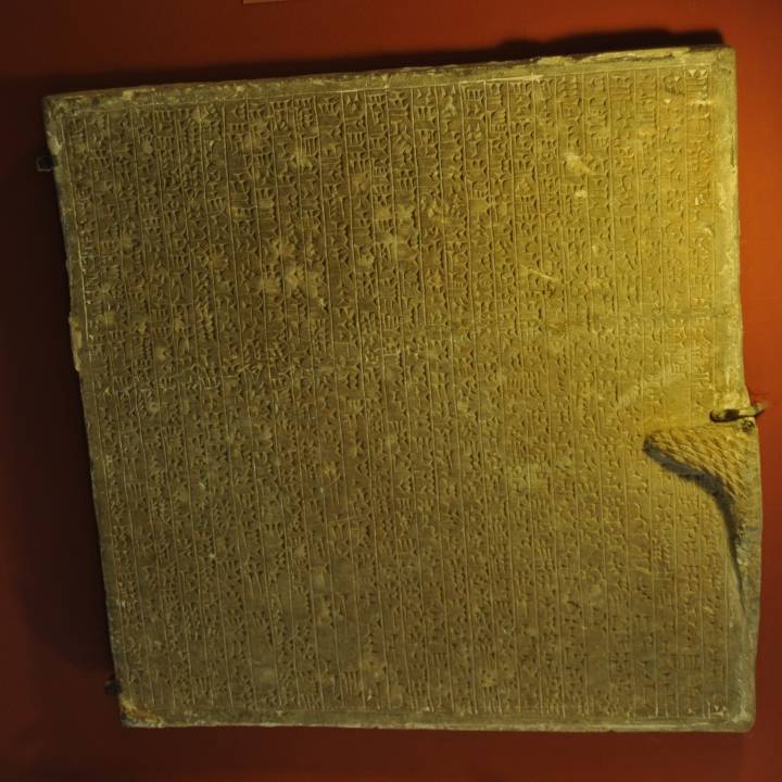 Inscribed slab from the Palace of Sargon II image
